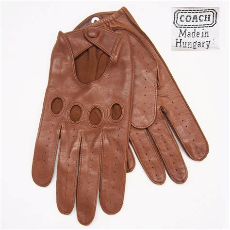 coach driving gloves